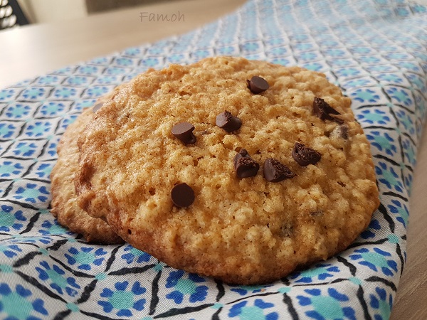 Biscuit Avoine Et Pépite De Chocolat - Famoh - Blog Culinaire Et ...