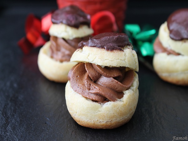 Petits choux crème chocolat - Famoh - Blog de recettes simples et faciles